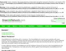 Tablet Screenshot of greenadnetwork.com